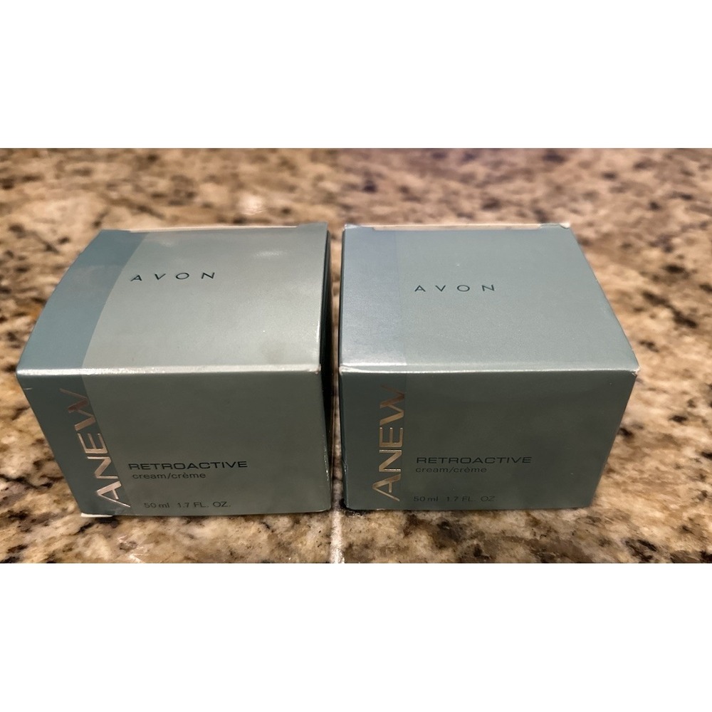 Avon Anew Retroactive Cream 50ml 1.7FL OZ - NOS Lot of 2 New